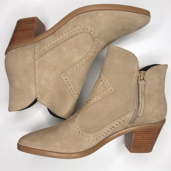 NEW Rebecca Minkoff Suede Lulu Ankle Booties - Picture 2 of 8